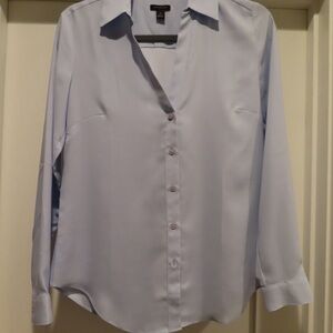 Ann Taylor Sky Blue Collared Shirt